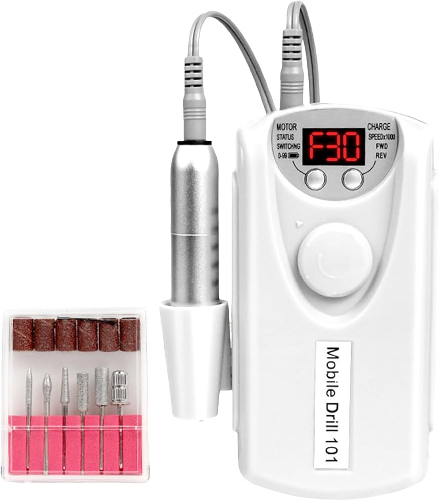 Amazon.co.jp: Hesitroad 電動ネイルドリルマシン、30000RPM